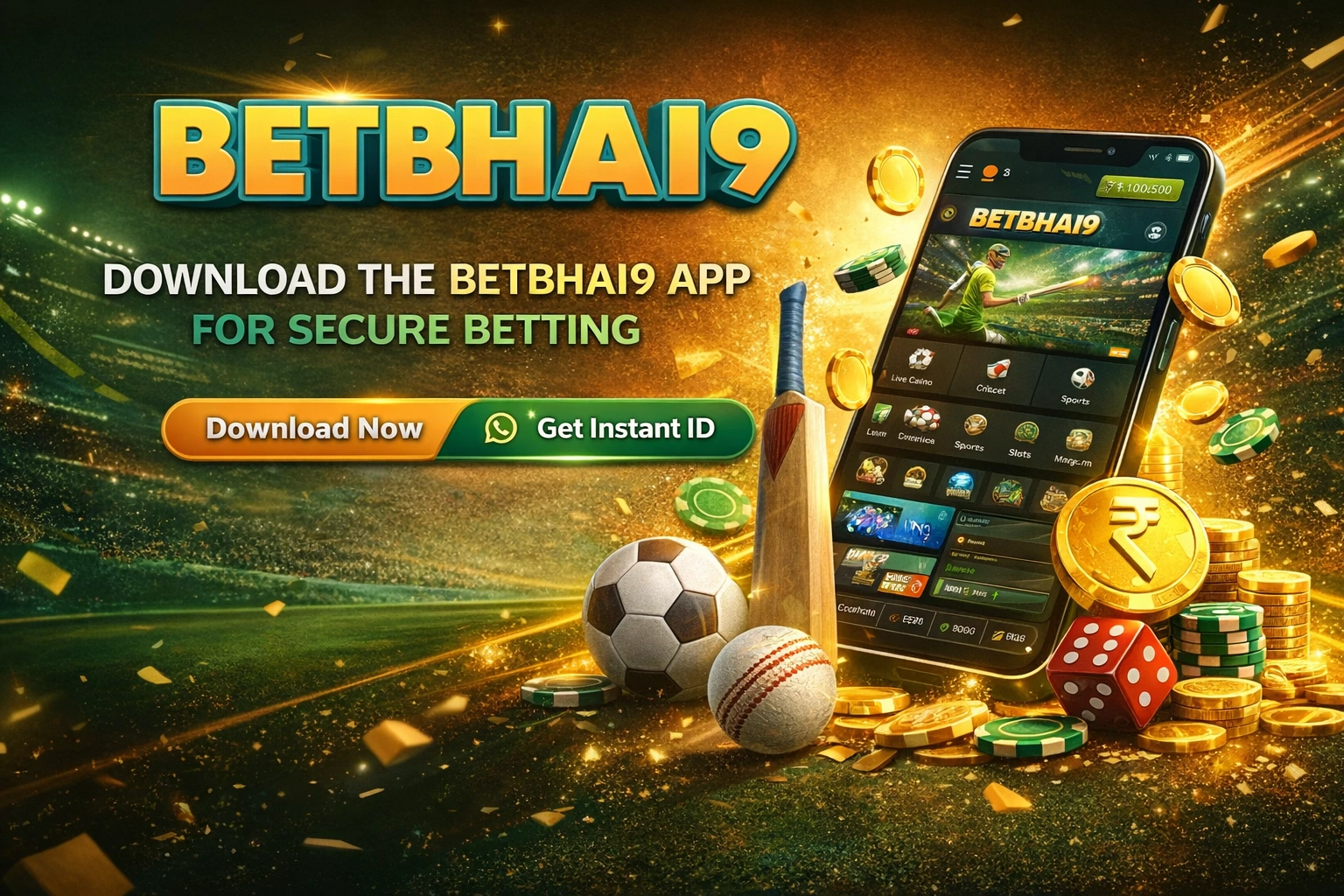 Betbhai9 App Secure Login and Protection Banner