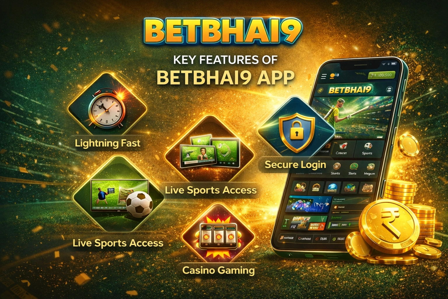 Betbhai9 App Secure Login Banner